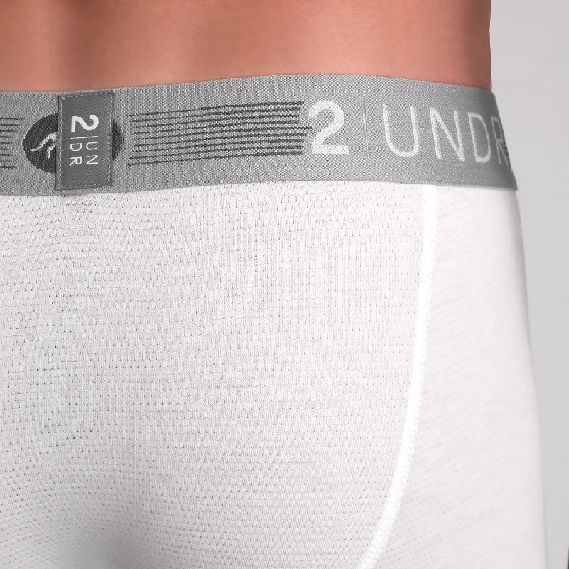 Flow Shift Boxer Brief - White