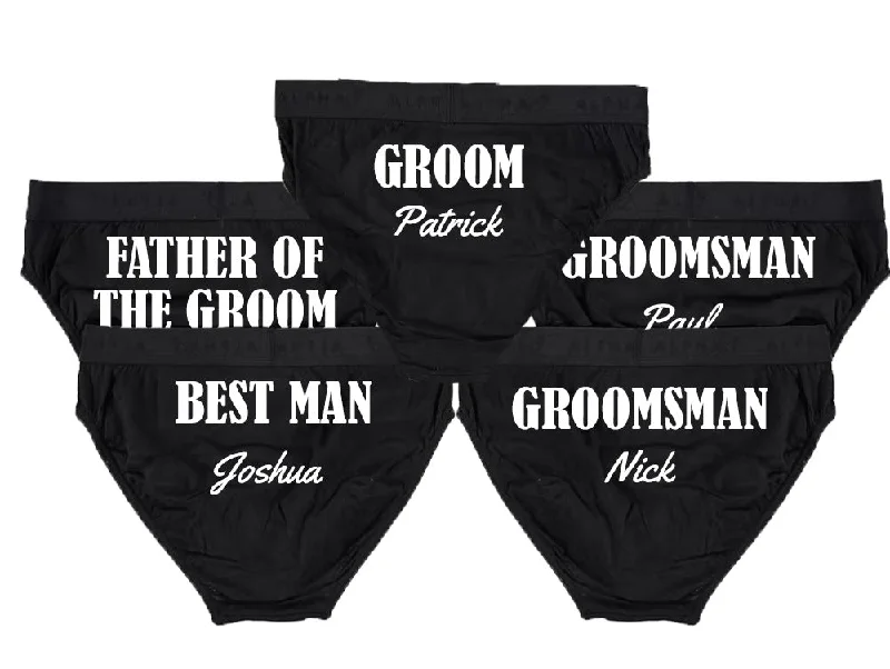 Groom and Groomsmen Briefs 5.0