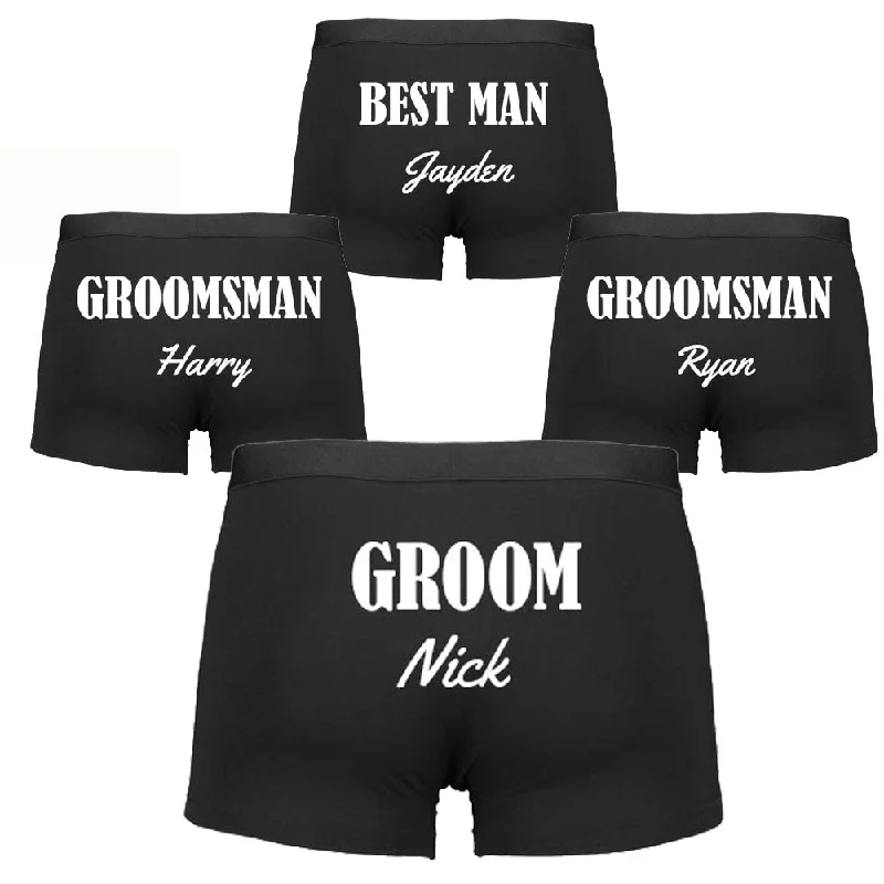 Groom and Groomsmen Briefs Trunks