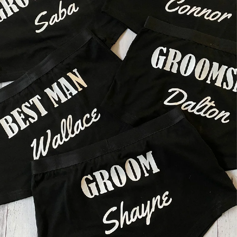 Groom and Groomsmen Briefs Trunks