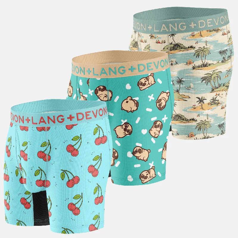 Journey Boxer Brief - Multi-Packs - Island/Puglie/Cherries